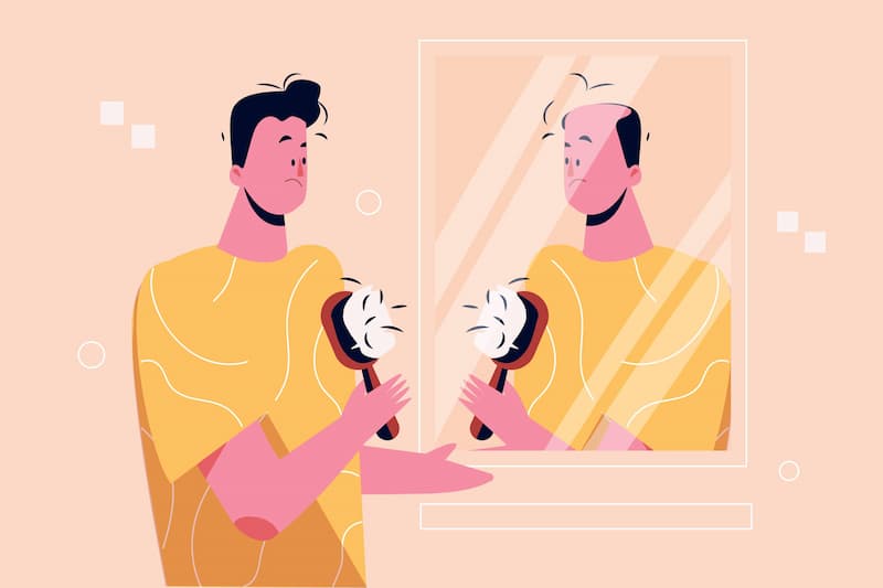 Hair Loss Illustration